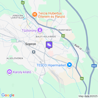 Lencsés Apartmanház Apartmanok a térképen